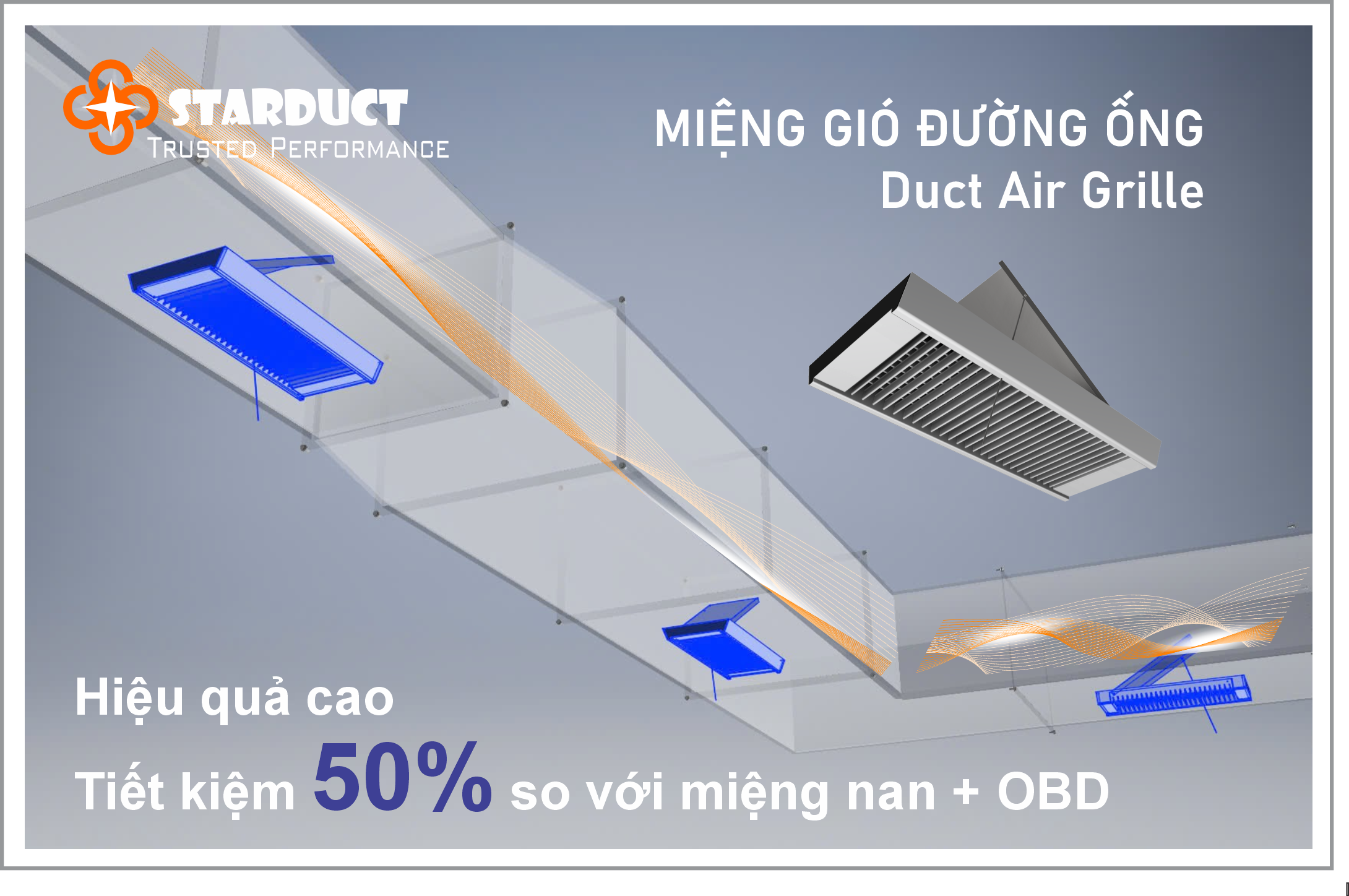 SPIRAL DUCT AIR GRILLE